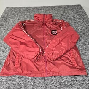 Vintage Starter South Carolina Gamecocks Jacket Mens XL Fleece Lined USC Red